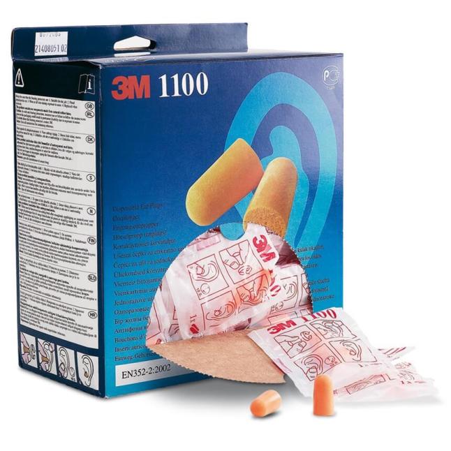 Tapón desechable 3M 1100 (Caja de 200 pares) - Referencia 1100